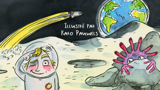jeu concours -  L'histoire du suppositoire qui visait la Lune -  de Alex Vizorek, Caroline Allan, Karo Pauwels - Le livre à gagner