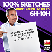 Bruno Roblès dort en pyjama...