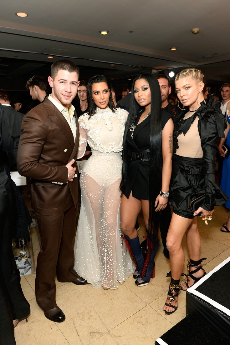 Nick Jonas, Kim Kardashian, Nicki Minaj et Fergie