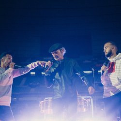 Bigflo & Oli en répétition au Stade de France (Finale TOP 14)