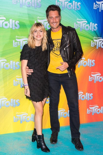 Louane et Vincent Cerutti à l'avant-première du film Les Trolls