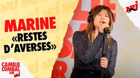 Marine "Restes d'averses" en live chez Camille Combal sur NRJ