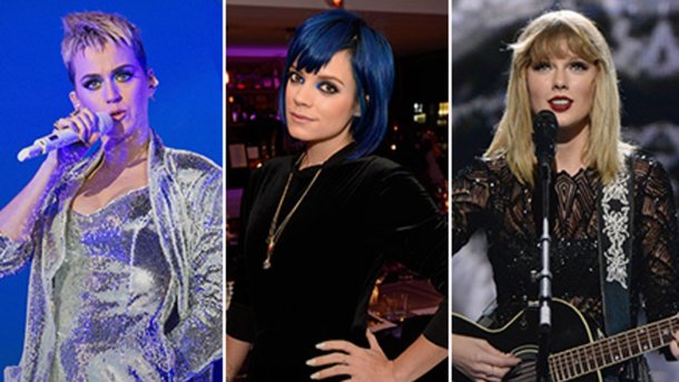 Katy Perry et Taylor Swift: la guerre continue et Lily Allen s’en mêle