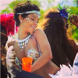 Rihanna au carnaval de la Barbade