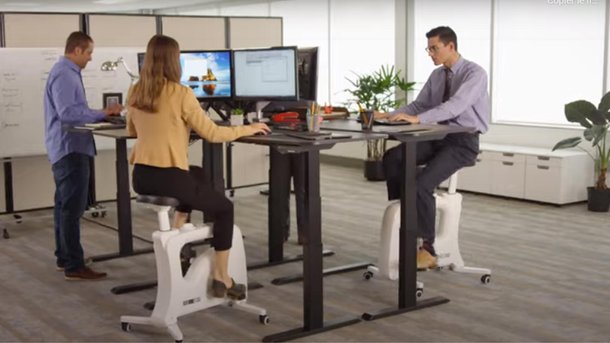 Les infos du Réveil Chérie : Vous connaissez le vélo bureau ?
