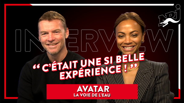 «Avatar : la voie de l’eau»: Zoe Saldana et Sam Worthington en interview pour NRJ
