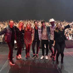 Stéphane et Jean-Philippe ont rejoint Louane, Clare Maguire et Aracdian sur scène