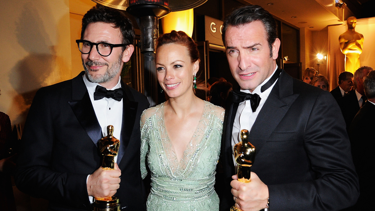 Michel Hazanavicius, Bérénice Béjo et Jean Dujardin