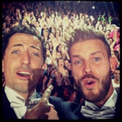  M.Pokora à Bercy avec Gad Elmaleh 