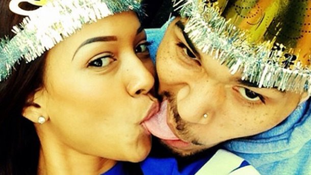 Chris Brown fête la nouvelle année avec Karrueche Tran !