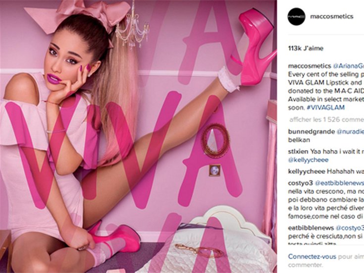 Ariana Grande pour Mac