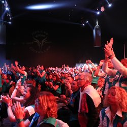 Toutes les Gazelles sont réunies pour assister à la remise de prix.