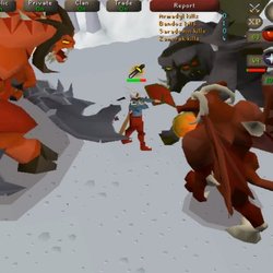 Capture de Runescape à l'ancienne sur mobile