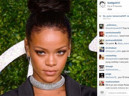 Rihanna aux British Fashion Awards