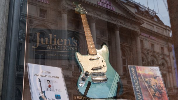 Ces guitares de légendes récemment vendues aux enchères