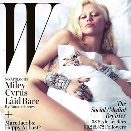 Miley Cyrus pour W Magazine