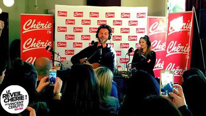 Christophe Maé en live sur Chérie FM
