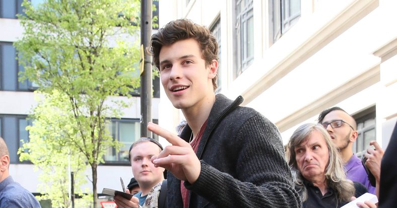 Shawn Mendes seen leaving Radio 2 after radio interviews