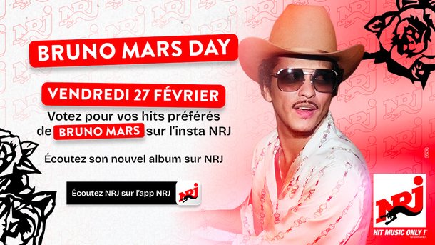 Bruno Mars Day: découvrez son nouvel album sur NRJ !