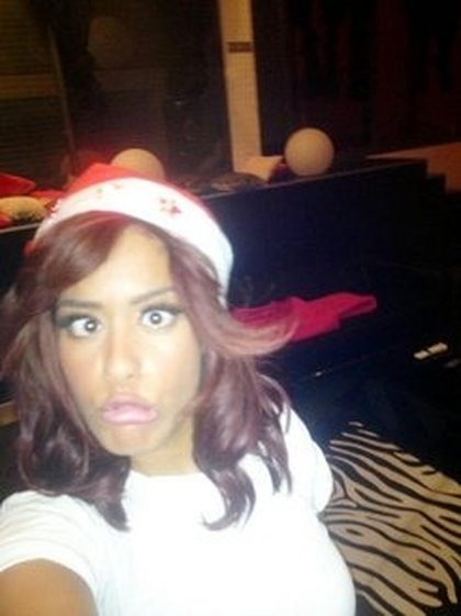 Amel Bent : Et comme promis....ma grimace de Noël 