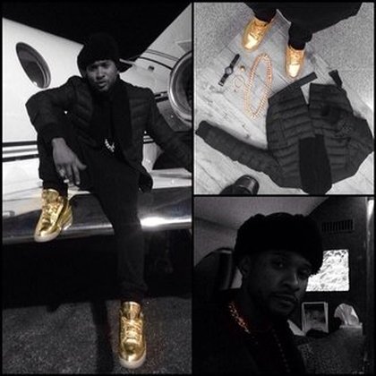 Usher: By NY, Hello ATL...#imsocold