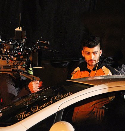 Zayn Malik - Tournage d'un clip à Manchester