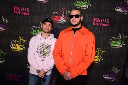 DJ Snake et Squeezie - Backstage NRJ Music Awards Paris Edition