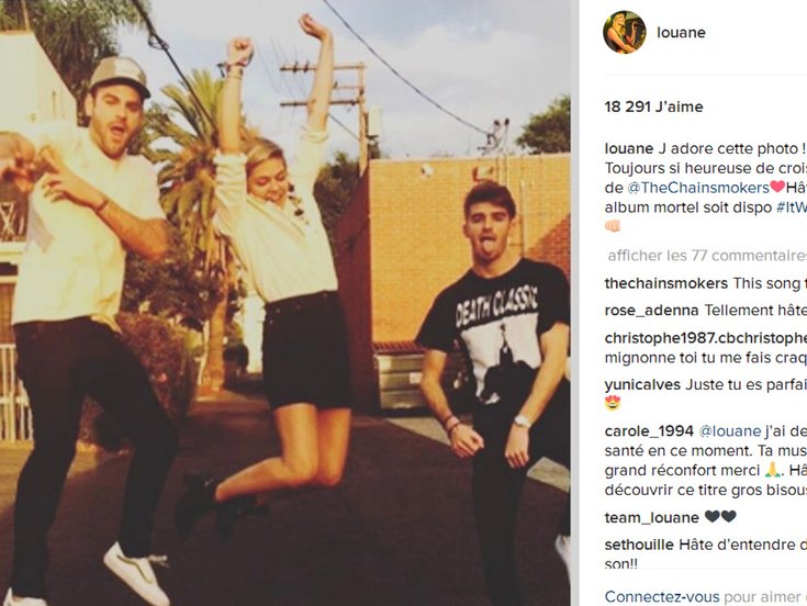 Louane et The Chainsmokers