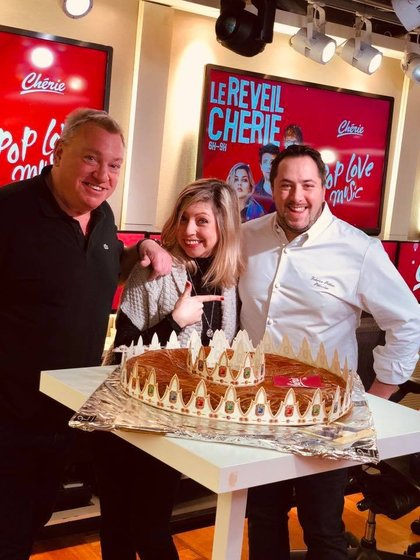 Le Réveil Chérie fête la galette avec le chef de la Maison Pottier.