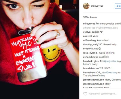 Miley Cyrus fête Noël avec la famille de Liam Hemsworth