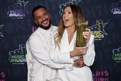 Vitaa & Slimane - Photocall NRJ Music Awards Paris Edition