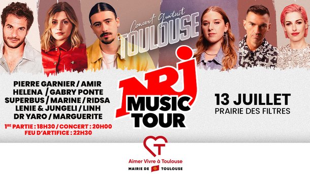 NRJ Music Tour de Toulouse 2025  : horaires, lieu, invités… Toutes les infos !