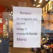 le top Des Blagues : Magasin fermé