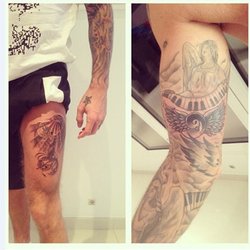 M.Pokora : un nouveau tatouage !