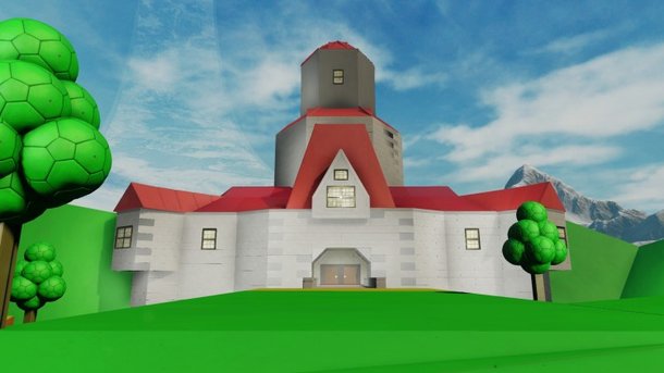 Le château de Super Mario 64 version Halo 5