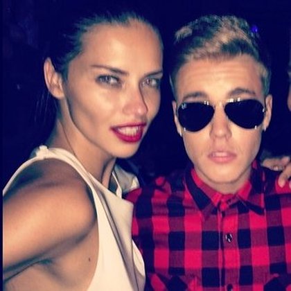 Justin Bieber & Adriana Lima