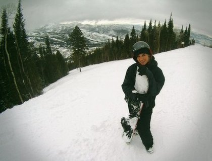 Snowboarding @thecanyons – Fais gaffe Shaun White 