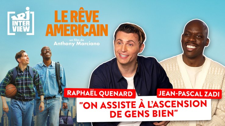 Raphaël Quenard et Jean-Pascal Zadi en interview pour NRJ pour le film "Le Rêve Américain"