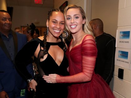 Miley Cyrus et Alicia Keys