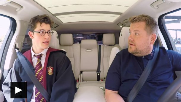Shawn Mendes se transforme en Harry Potter dans le Carpool Karaoke