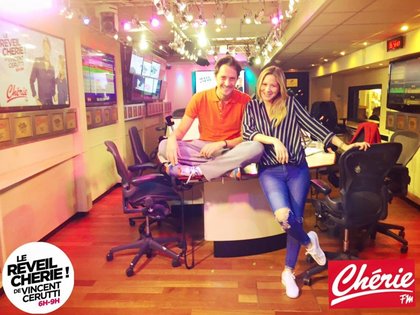Vincent et Stéphanie sur Chérie FM