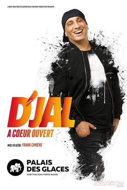 D'jal - a coeur ouvert - au Palais des Glaces - 2020 - affiche
