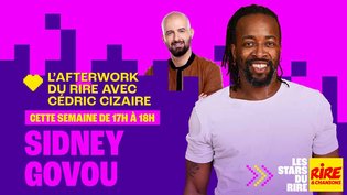 Sidney Govou invité de Cédric Cizaire dans l'Afterwork du Rire du 15 au 19 juin 2026