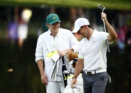 Niall Horan sur un parcours de golf