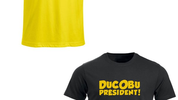 Jeu concours goodies cinéma -  "DUCOBU PRÉSIDENT !" - Le tee-shirt à gagner