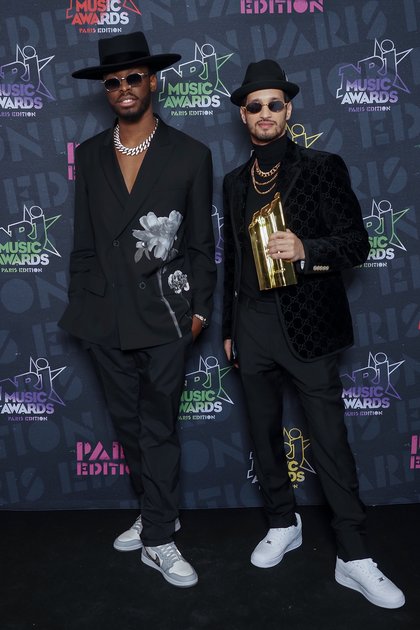 Dadju et Soolking - Photocall NRJ Music Awards Paris Edition