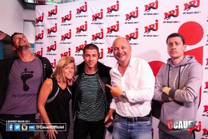 Mercredi 25 Mai 2016 avec Nick Jonas - C Cauet sur NRJ