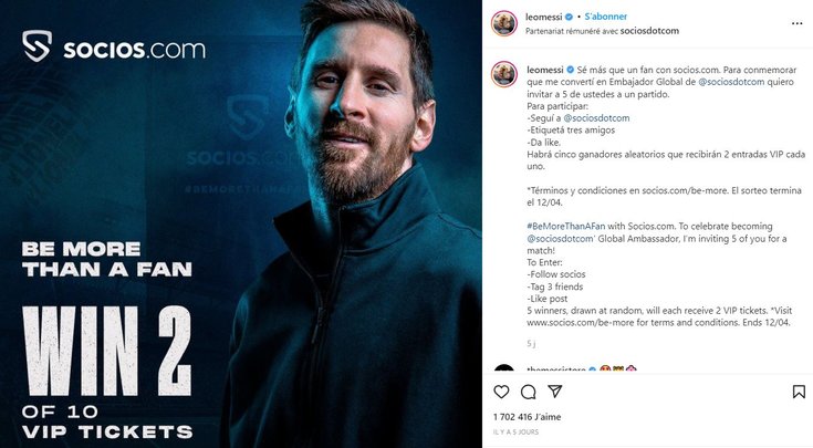 Lionel Messi-Instagram