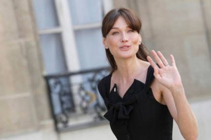 Carla Bruni-Sarkozy au palais de l'Elysée