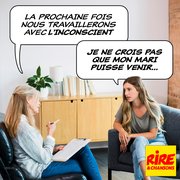 Blague en image chez le psy : "La prochaine fois..."